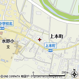 愛知県瀬戸市上本町556周辺の地図