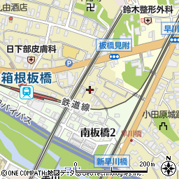 神奈川県小田原市板橋109周辺の地図