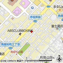 鳥居松公会堂周辺の地図