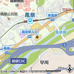 鈴廣(かまぼこ博物館)周辺の地図