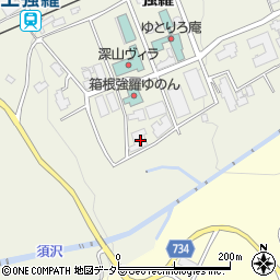 神奈川県足柄下郡箱根町強羅1300-137周辺の地図