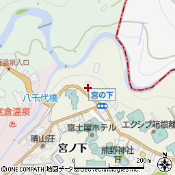 セブンイレブン箱根宮ノ下店周辺の地図