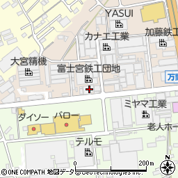 静岡県富士宮市万野原新田3676周辺の地図