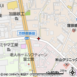 静岡県富士宮市万野原新田3542周辺の地図