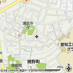 愛知県春日井市熊野町507周辺の地図