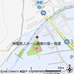 志津北谷周辺の地図