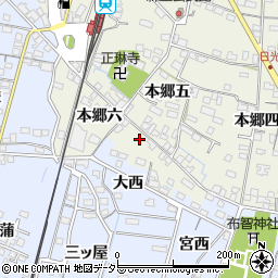 愛知県稲沢市祖父江町森上本郷五138周辺の地図