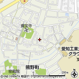 愛知県春日井市熊野町502周辺の地図
