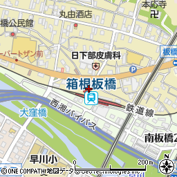 神奈川県小田原市板橋150周辺の地図