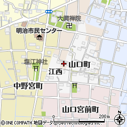 愛知県稲沢市山口本町58周辺の地図