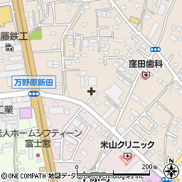 静岡県富士宮市万野原新田3550周辺の地図