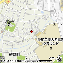 愛知県春日井市熊野町488周辺の地図