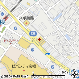 滋賀中央信用金庫彦根営業部周辺の地図
