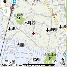 愛知県稲沢市祖父江町森上本郷五90周辺の地図