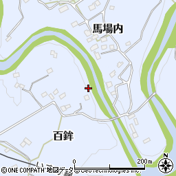 千葉県夷隅郡大多喜町百鉾78周辺の地図