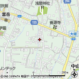 静岡県御殿場市大坂238-11周辺の地図