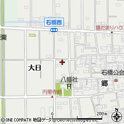 愛知県北名古屋市石橋周辺の地図