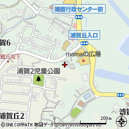 浦賀ダイヤモンドマンション管理人室周辺の地図