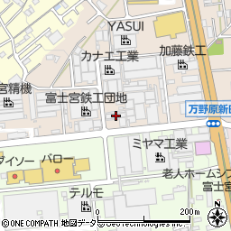 静岡県富士宮市万野原新田3701周辺の地図