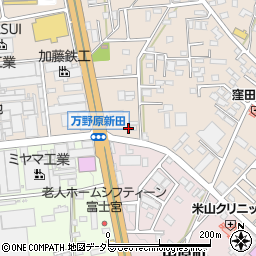 静岡県富士宮市万野原新田3543周辺の地図