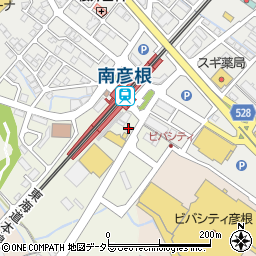 滋賀県民信用組合彦根支店周辺の地図