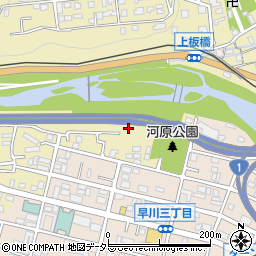 神奈川県小田原市板橋242周辺の地図