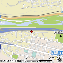 神奈川県小田原市板橋237周辺の地図
