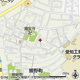 愛知県春日井市熊野町500-5周辺の地図