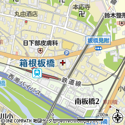 神奈川県小田原市板橋103周辺の地図