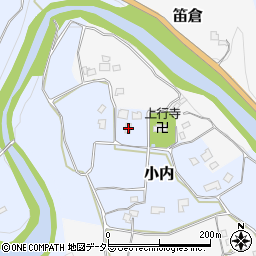 千葉県夷隅郡大多喜町小内25周辺の地図