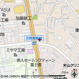 静岡県富士宮市万野原新田3540周辺の地図