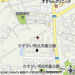 愛知県春日井市熊野町周辺の地図