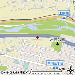 神奈川県小田原市板橋243-2周辺の地図