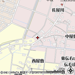 愛知県稲沢市祖父江町中牧堤外川1419周辺の地図