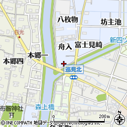 愛知県稲沢市片原一色町堀詰周辺の地図
