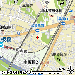 神奈川県小田原市板橋79周辺の地図