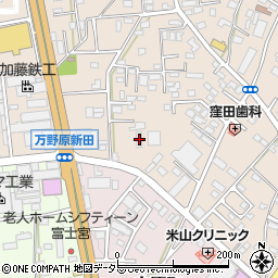 静岡県富士宮市万野原新田3549周辺の地図