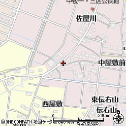 愛知県稲沢市祖父江町中牧堤外川1673周辺の地図
