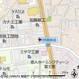 静岡県富士宮市万野原新田3636周辺の地図