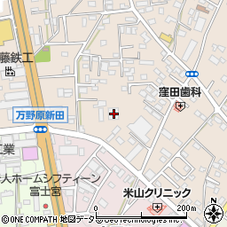 静岡県富士宮市万野原新田3552周辺の地図