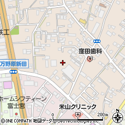 静岡県富士宮市万野原新田2884周辺の地図