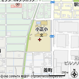 愛知県稲沢市小池正明寺町東川田周辺の地図