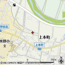 愛知県瀬戸市上本町583周辺の地図