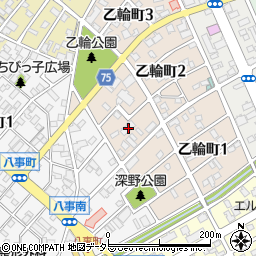 愛知県春日井市乙輪町2丁目37周辺の地図