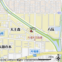 愛知県北名古屋市片場天王森77周辺の地図