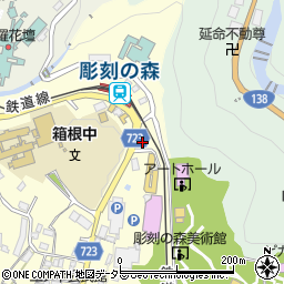 神奈川県足柄下郡箱根町二ノ平1143-49周辺の地図