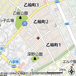 愛知県春日井市乙輪町2丁目43周辺の地図