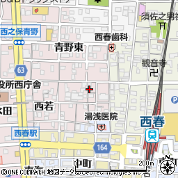 愛知県北名古屋市西之保南若36周辺の地図