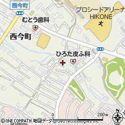 滋賀県彦根市西今町262周辺の地図