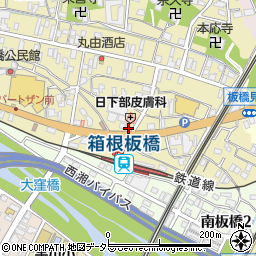 神奈川県小田原市板橋91周辺の地図